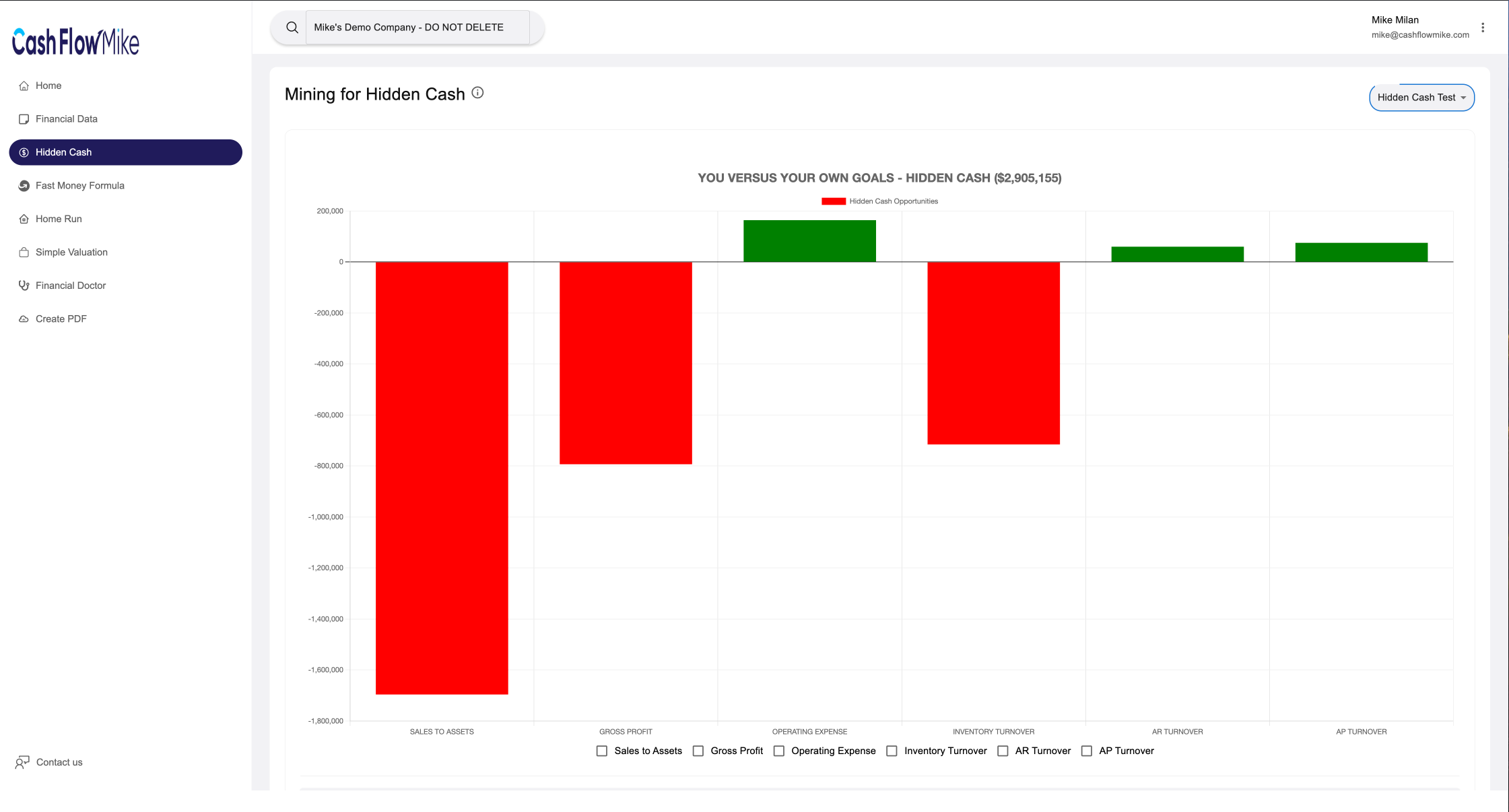 screenshot of Clear Path to Cash App